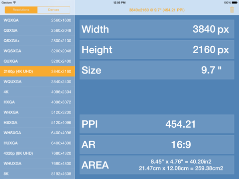 Screenshot #4 pour PPI Calc - PPI Calculator