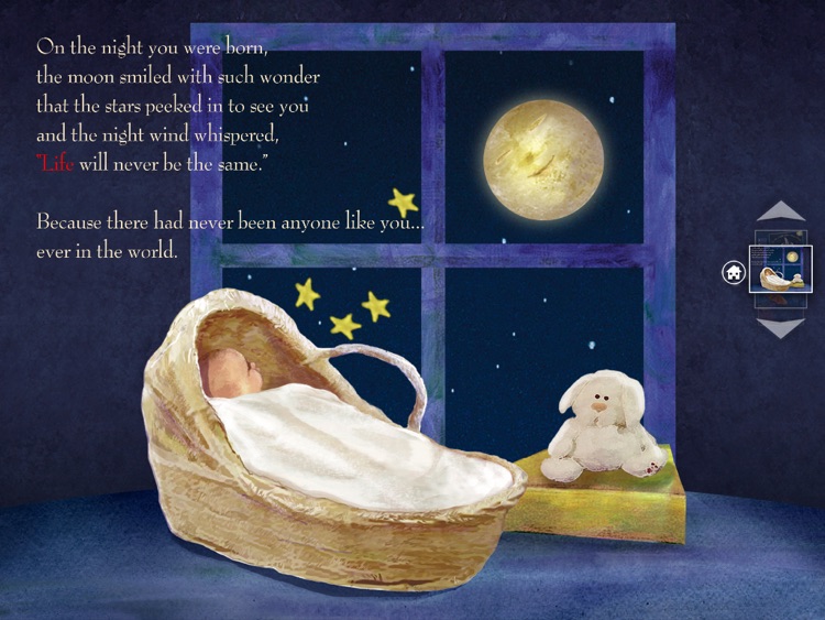 On The Night You Were Born – by Nancy Tillman (iPad version; by Auryn Apps)