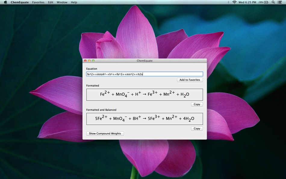 #2. ChemEquate (macOS) 由: Kevin Silmore