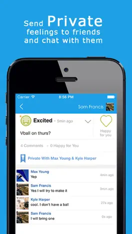 Game screenshot Feelic - Mood Tracker, Share, Text & Chat with Friends hack