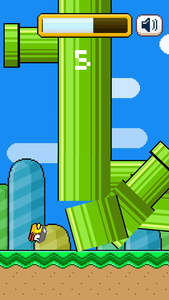 Flappy TimberBird screenshot 2