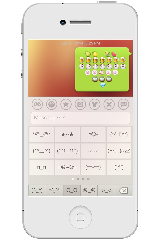 Bubble Emoji 3 – chat with emoticon smiley face in emoji keyboard :-) screenshot 2