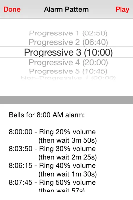 Progressive Alarm Clock