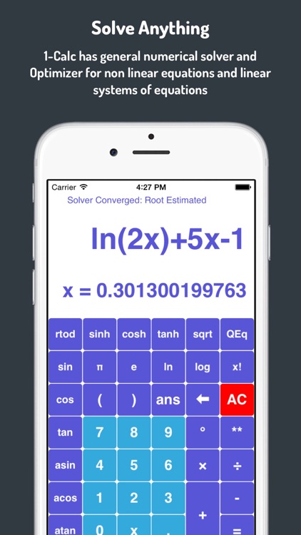 1-Calc : Graphing Financial and Scientific Calculator with Numerical Solver and Optimizer