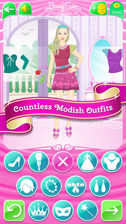 Beauty Salon - Princess Dress Up, Makeup and Hair Studio Game