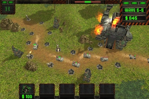Battlefield Defense Cyber War - Clan of mercenaries - HD Free screenshot 4
