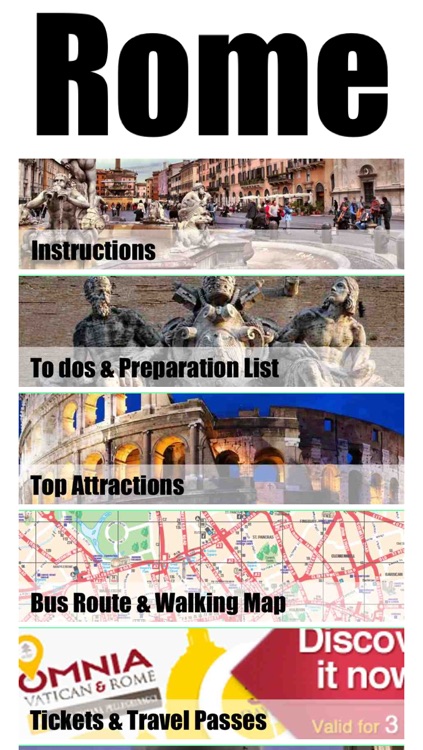 Rome travel guide and offline map, metro Rome subway, traffic maps Rome airport transport, city bus Rome guide & Vatican Rome trip advisor
