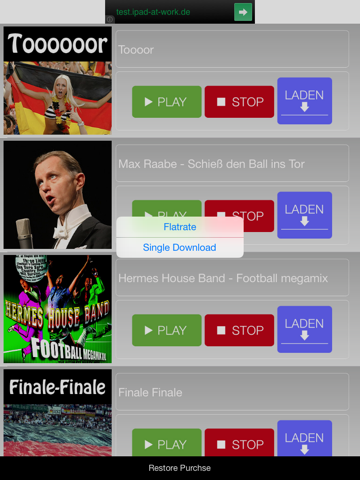 Screenshot #5 pour Soccer Sounds GER - Brasil