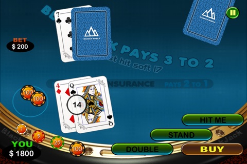 Blackjack 21 Pro - The Ultimate Training and Card Betting Casino Platform screenshot 3