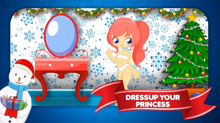 Princess Dress up on Christmas