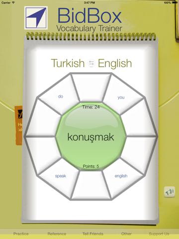 Screenshot #6 pour Turkish Vocabulary Trainer