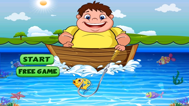 A Flabby Fat Man Fisherman Frenzy FREE- Prize Fly Fishing Sea Fish Star Arcade
