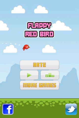 Flappy Red Bird Free screenshot 2