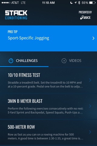 STACK Conditioning Presented by ASICS - Free Interval Timer and Fitness Challenges screenshot 4