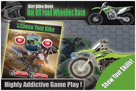 Dirt Bike Metal Dent - Hot Off road Wheelies TR Race screenshot 2