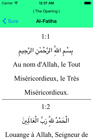 Al Quran - French screenshot 2