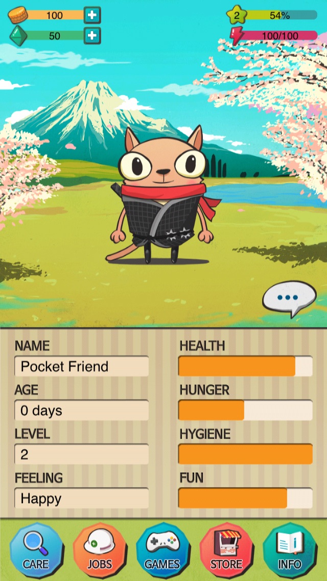 Screenshot #2 pour Pocket Friend - Virtual Pet