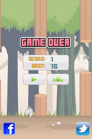 Flappy Forest - A tiny bird's endless clumsy jungle adventure screenshot 3