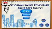 stick-man swing adventure: tight rope and fly iphone screenshot 1