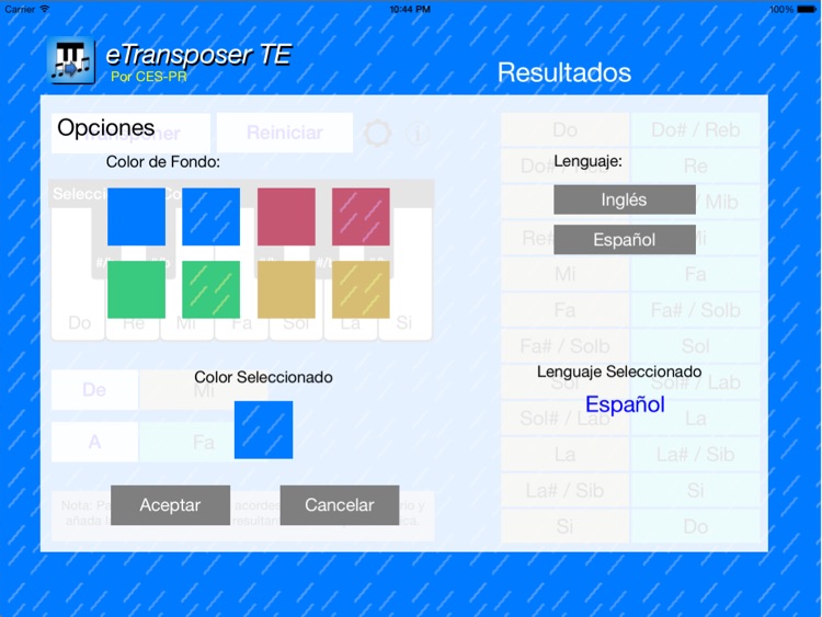 eTransposerTE screenshot-3