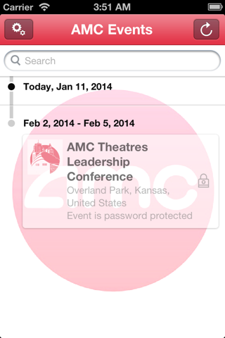 AMC Events screenshot 2