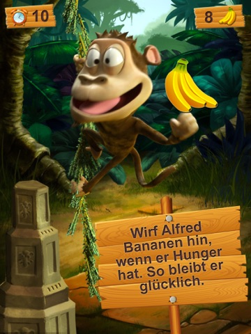 Alfred the talking monkey for iPad screenshot 4