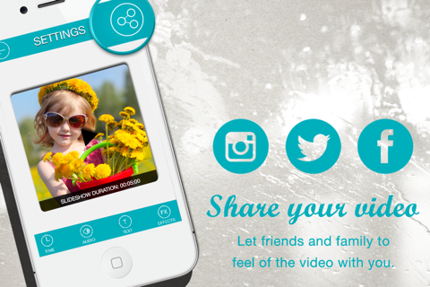 SlideGram - Image slideshow to Video conversion editor for Instagram screenshot 2