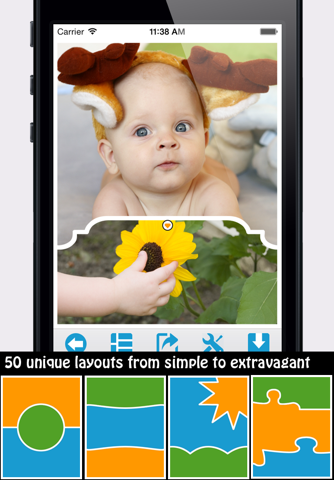 Rare pCollager - a unique picture collage maker screenshot 2