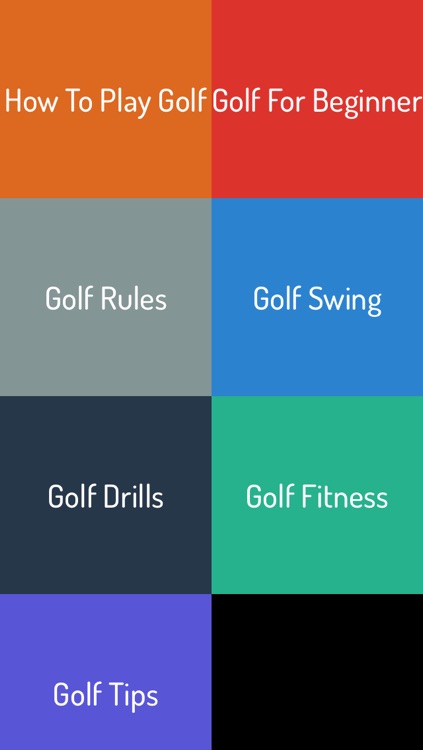 How To Play Golf