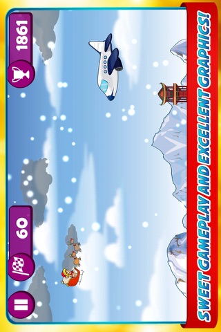 Santa's Sled Can Barely Fly - Fun Games For Kids screenshot 2
