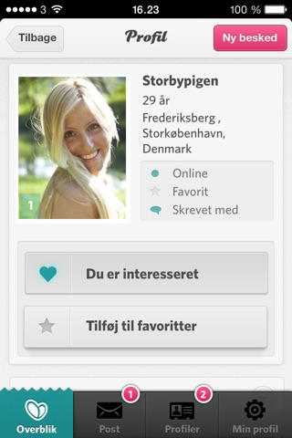 NetDating.dk screenshot 4