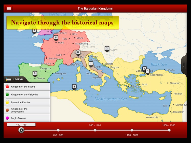 TimeMaps Middle Ages - Historical Atlas