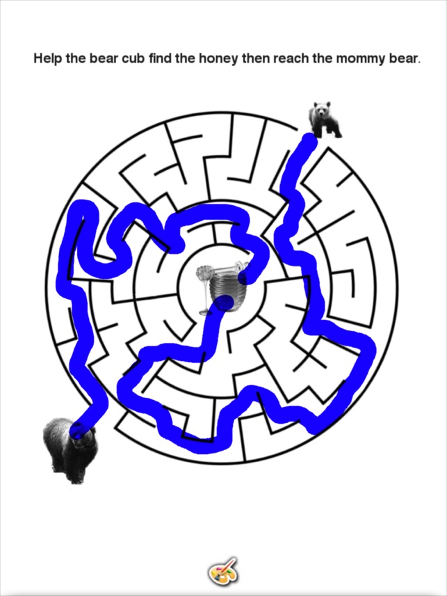 Teddys Coloring Book And Mazes HD(圖5)-速報App