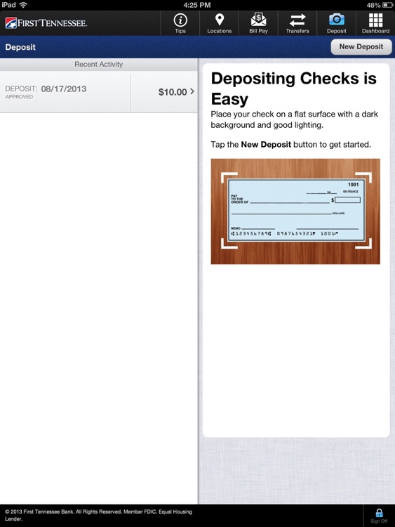 First Tennessee Bank for iPad