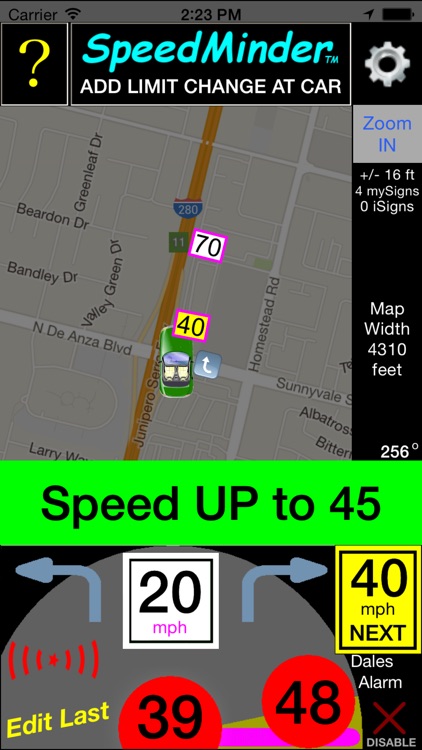 SpeedMinder Speed Limit App