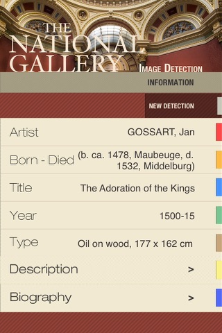 National Gallery London ID Audio guide screenshot 3