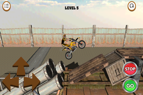 3D Motocross: Industrial screenshot 3