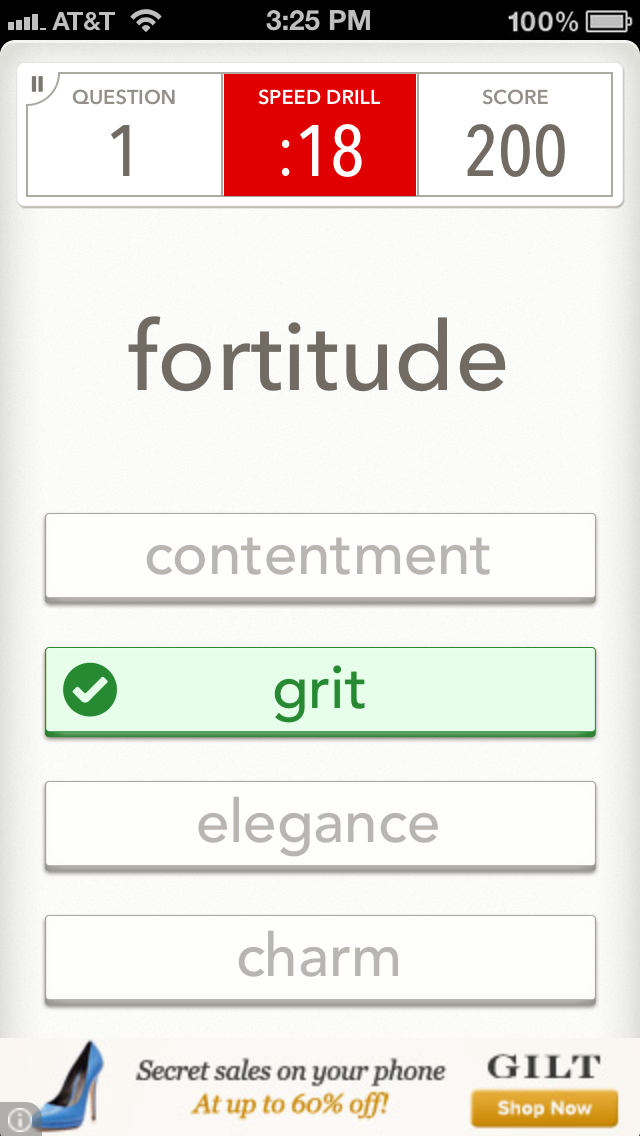 Screenshot #3 pour Quizzitive – A Merriam-Webster Word Game