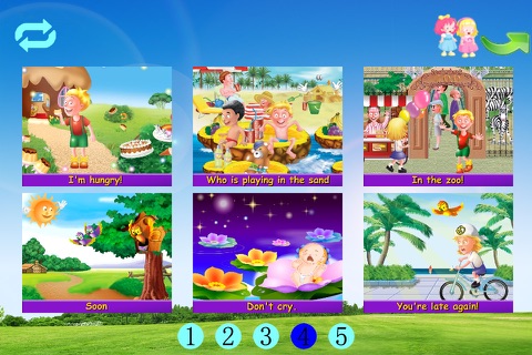 Happy to learn English: Animated songs B screenshot 4