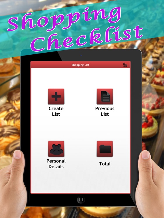 Shopping Checklist - Task list + Password protected personal information data vault manager free