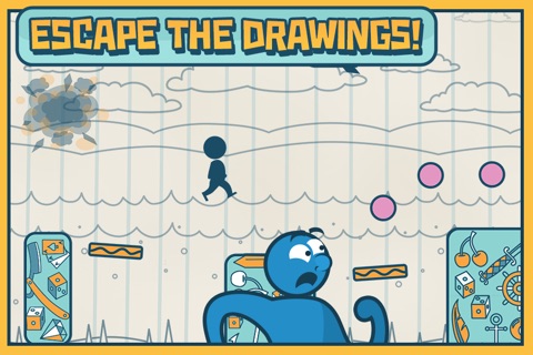 Doodle Man - Adventure In SketchWorld screenshot 2