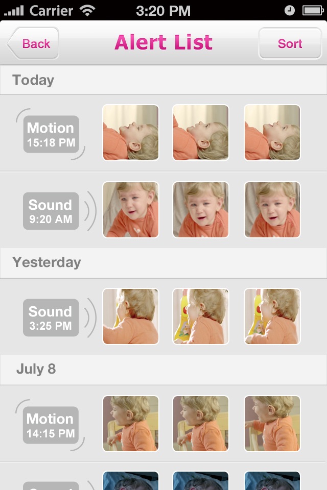 iBaby View screenshot 4