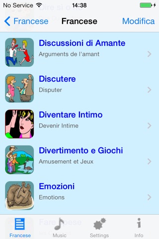 Francese - Talking Italian to French Phrase Book screenshot 3