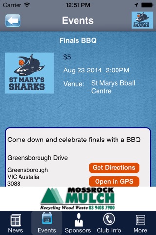 St Mary's Sharks Basketball Club screenshot 2