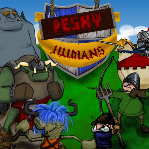 Pesky Humans 2D strategy game Icon