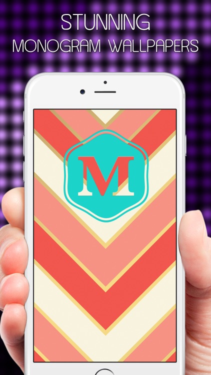 Retina Monogram Wallpapers & Polka Dots Backgrounds HD - Chevron & Vintage Images