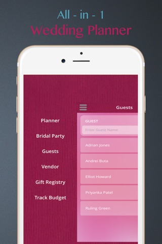 The Wedding Planner: Ideas, Wedding Countdown, Checklist, Vendors, Inspiration and More screenshot 3