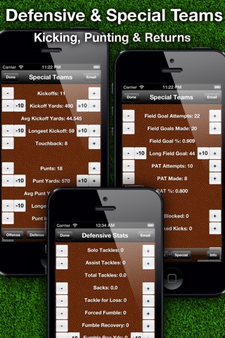 Football Stats Tracker Touch screenshot 4