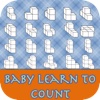 Baby learn to count  by counting block 3D