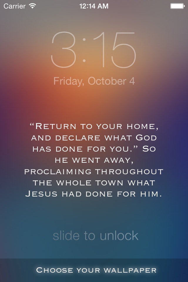 WallBible - Customize your wallpaper with the Verse of the Day screenshot 2